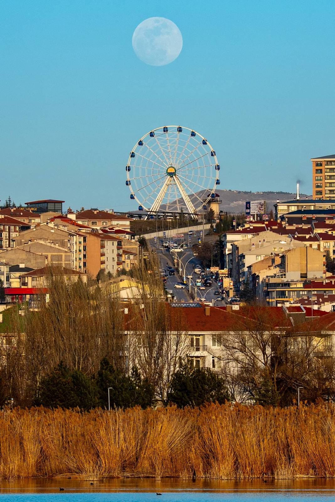Gölbaşı sakinleri romantik gün batımının tadını doyasıya çıkardı 3